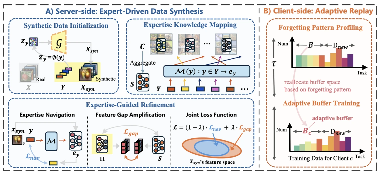 CAN framework for expert-driven data synthesis and adaptive replay
